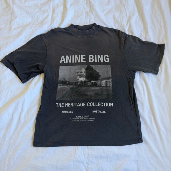 Anine Bing Wes Motel Tee - Picture 2 of 6